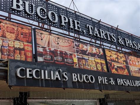Menu at Cecilia's Buco Pie, Tarts and Pasalubong .